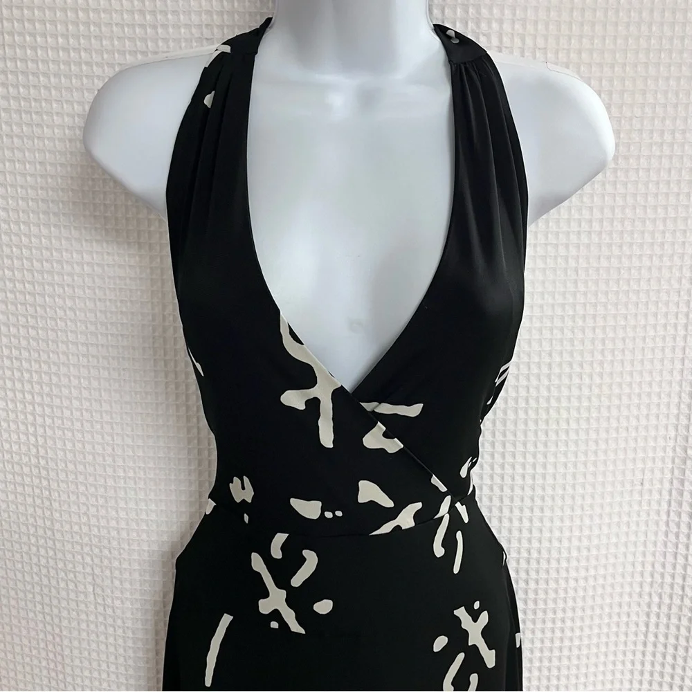Cache ladies Black and White Jumpsuit size small - Picture 2 of 9